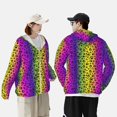 thumbnail image 4 of Kdxio Animal Paw Rainbow Print Women Men Sun Protection UPF 50+ Jackets Zip Up Long Sleeve Hoodie Hiking Lightweight with Pockets, 4 of 7