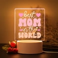 thumbnail image 3 of MyArtWe Colorful Acrylic LED Light For Mom Night Lamp, 3 of 8