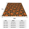 thumbnail image 3 of Balery Quirky Corn Pumpkin Manta de Felpa Suave y Acogedora – Cobija de Franela Aterciopelada para Cama, Lavable y Cálida para Sofá, Mascotas, Transpirable-50"x40", 3 of 7