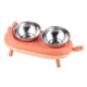 thumbnail image 1 of Cuenco de comida para perros y gatos, comedero doble para mascotas, cuenco para comida para gatos, innovación moderna, 1 of 11