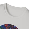thumbnail image 4 of Dripping Rainbow Skull, Gildan Unisex Softstyle T-Shirt, Graphic Tee, S-3XL, 4 of 5