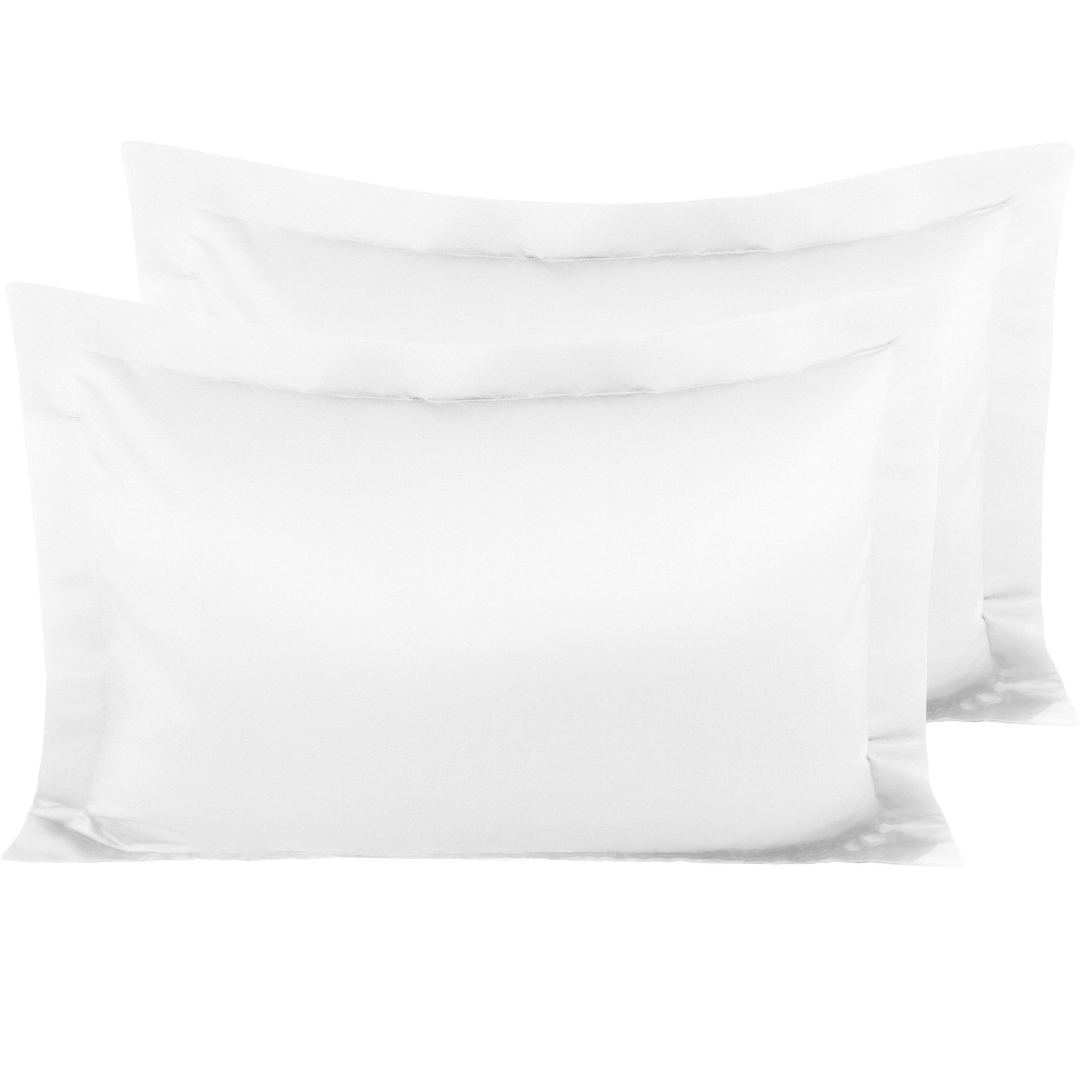 1800 Pillow Shams Set Standard Queen King Ultra Soft Satin Pillowcases 2-pack 