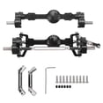thumbnail image 1 of 1/12 Front Rear Axle, Accurate Size Sturdy Durable Aluminium Alloy Metal Front Rear Axle High Strength  For RC For 1/12 For Car Black, 1 of 8