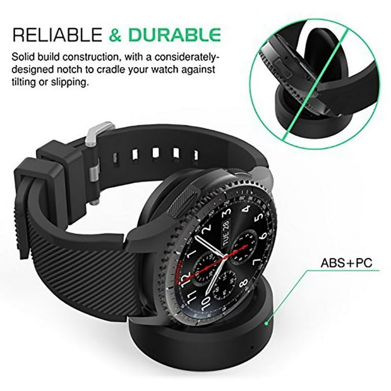 Wireless Charger for Samsung Gear S3 S2 Smart Watch Charging Base Dock Walmart