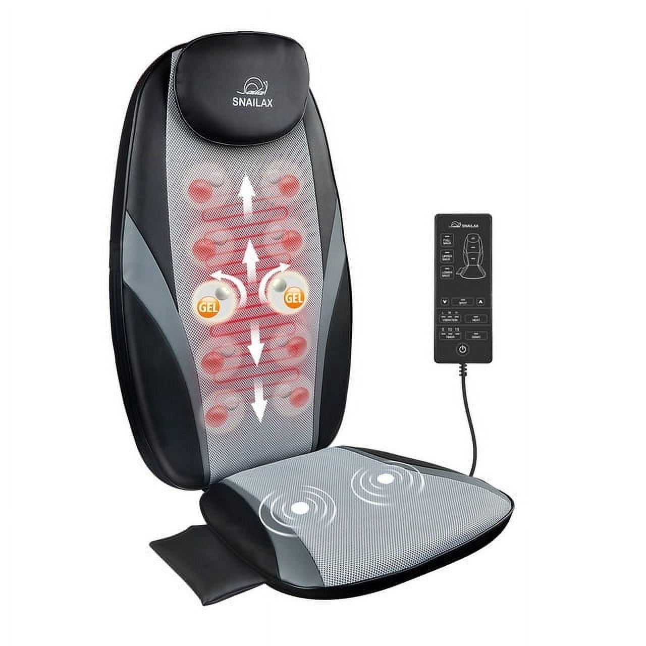 Snailax Shiatsu Neck & Back Deep Tissue Massage Chair Pad w/ Heat -  electronics - by owner - sale - craigslist