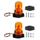 thumbnail image 1 of Luces estroboscópicas LED ámbar QWORK, paquete de 2 unidades, 10 a 110 V, 1 of 8