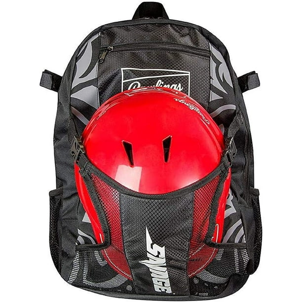 Rawlings Youth Savage Baseball Bat Bag, Black
