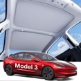 thumbnail image 1 of Techo parasol para Tesla Model 3 Wigoo 2020-2026, interior gris, 1 of 6