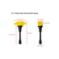 thumbnail image 2 of Set of 4 ISA Yellow Ignition Coils and Spark Plugs Compatible with 2013 Nissan Tiida 1.8L Replacement for UF509, 2 of 3