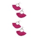 thumbnail image 1 of Minnieouse 1 par de pendientes de borla bohemios llamativos, joyería exagerada con estilo, pendiente con flecos para el Día de San Valentín, Fucsia 2Conjunto, 1 of 6