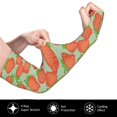 thumbnail image 3 of Uemuo Hand Drawn Strawberry Printed Arm Sleeves, Cooling UV Sun Protection Sports Compression for Men/Women, 3 of 8