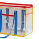 thumbnail image 2 of Bolso transparente jinwen Playa Moda PVC Organizador Hombro Azul, 2 of 7
