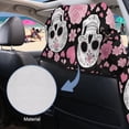 thumbnail image 6 of Xixirimido Sugar Skull Pink Heart Roses Car Accessories Sweat Towel Seat Cover Universal Non-Slip for Car Truck SUV Athletic Running Towel for Workout Outdoor Sport Activities, 2Pack, 6 of 8