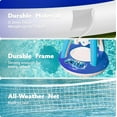 thumbnail image 4 of Joyfy Pool Games Set with Pool Volleyball Net & Pool Basketball Hoops, Summer Pool Float for Adults - Dark Blue, 4 of 11