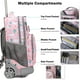thumbnail image 4 of Mochila enrollable Tilami Alpaca de 19 pulgadas con bolsa de almuerzo para niños, 4 of 9