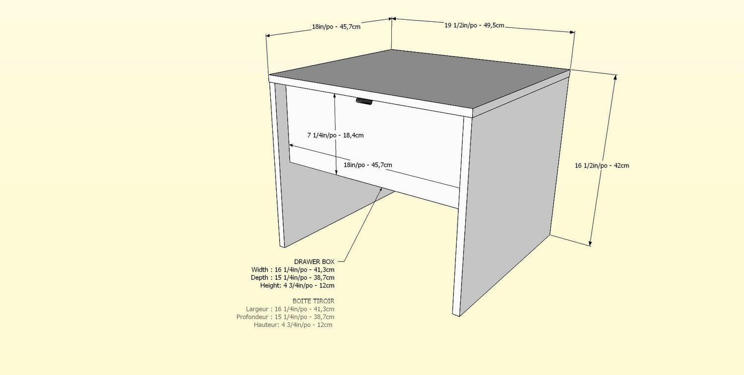Nexera Celebri-T 1-Drawer Night Stand, White and Walnut