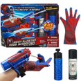 thumbnail image 1 of Spider-Man Spider-Guantes 2 en 1, Spinner y lanzador de muñeca de superhéroe con rociador de agua, juguete para niños, 1 of 5