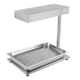 thumbnail image 3 of French Fry Warmer 22" French Fry Station Stainless Steel Heat Lamp Warmer 500W, 3 of 16