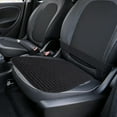 thumbnail image 5 of Universal Linen Seat Cushion Set Breathable Mesh Grid Design Three Piece Mat for Enhanced Year Round Driving Comfort, 5 of 5