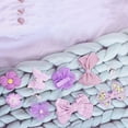 thumbnail image 5 of Baby Hair Clips,Cute Hair Pins Fully Lined Non Slip Bows Barrettes Baby Girls Flower Bow Hair Clips Butterfly Hair Clips Handmade Hair Accessories for Infant Toddler Kids Children(Purple), 5 of 7