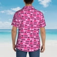 thumbnail image 4 of Lsque cherry Pattern Hawaiian Shirt for Men Unisex Summer Beach Casual Short Sleeve Cotton Linen Button Down Shirts,XX-Large, 4 of 7