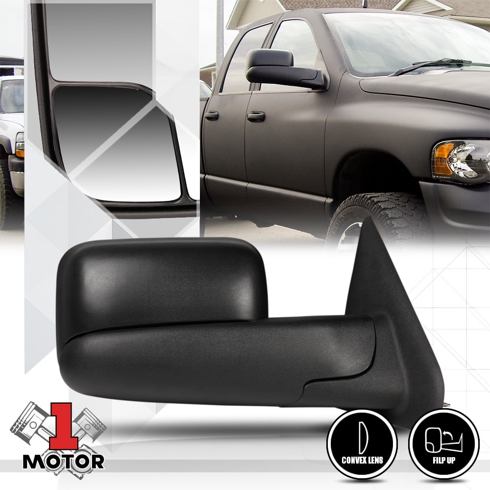 Fits 02-08 Dodge Pickup 1500 03-09 2500//3500 Right Pass Manual Mirror