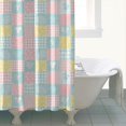 thumbnail image 4 of Pioneer Flower Floral Print Pattern Shower Curtain 72"x84", Bathroom Decorative Shower Curtain Set with 12 Hooks, Waterproof Washable, 4 of 6