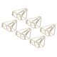 thumbnail image 2 of 100 clips de papel metálicos, proceso de galvanoplastia dorada, clips de papel antioxidantes, antideslizantes con caja de almacenamiento para trabajadores con diamantes, 2 of 5
