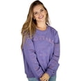 thumbnail image 5 of Sagittarius Women’s 100% Premium Cotton Purple Crewneck Pullover Sweatshirt - Size M - Miracles Manifester, 5 of 5