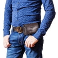 thumbnail image 3 of Cinturón para hombre, bolsos multifunción de PU, billetera para teléfono, riñonera (1 café, 10 Uds.), 3 of 5