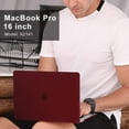 thumbnail image 2 of Mosiso 4 in 1 Macbook Pro 16 Inch Case 2020 2019 Release A2141,Hard Shell Case Cover for MacBook Pro 16’’ with Touch Bar&Touch ID, Marsala Red, 2 of 6