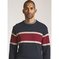thumbnail image 5 of Chaps Men’s and Big Men’s Striped Crewneck Sweater, Sizes S-2XL, 5 of 7