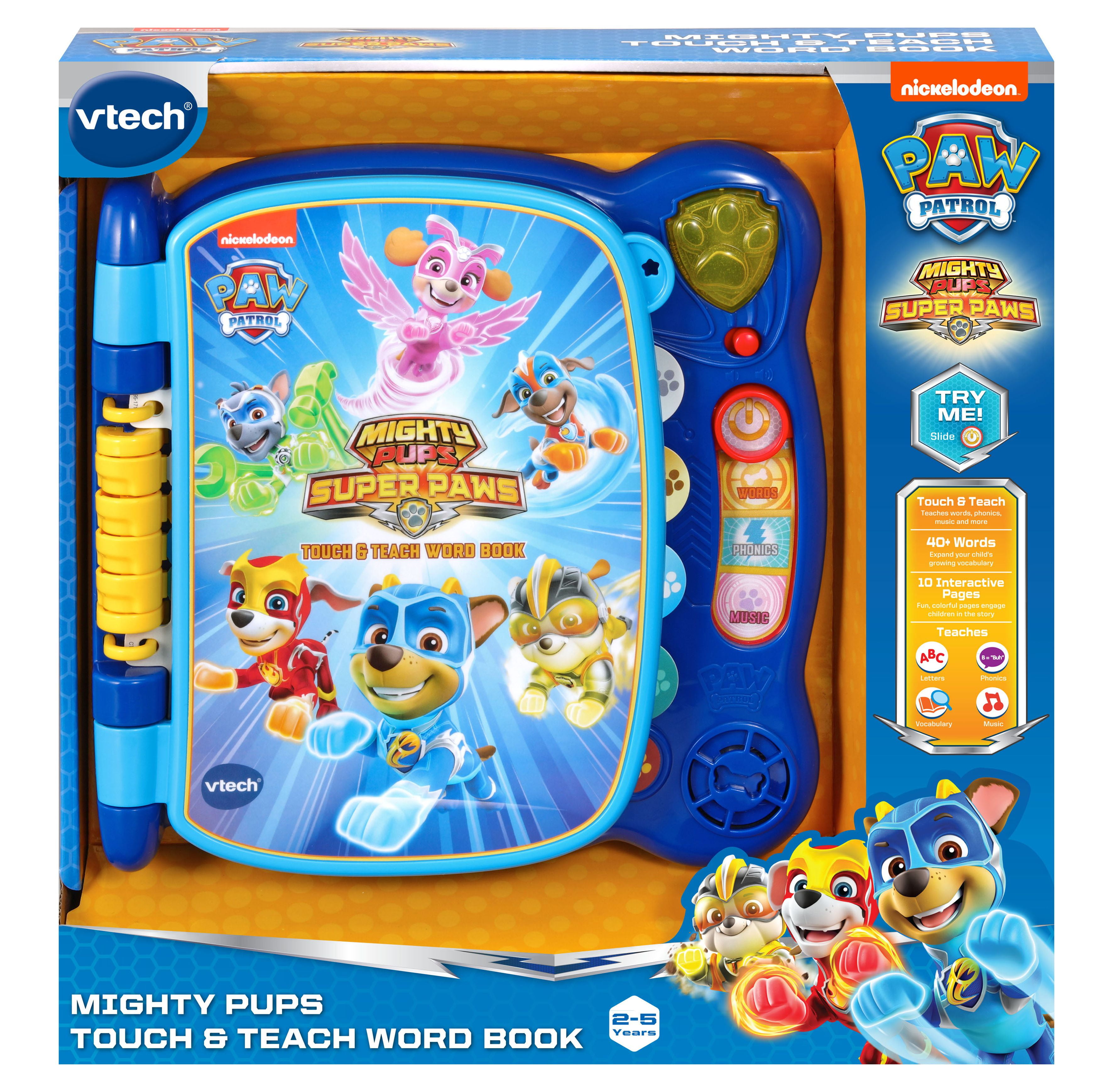 VTech PAW Patrol Mighty Pups Touch Teach Word Book With