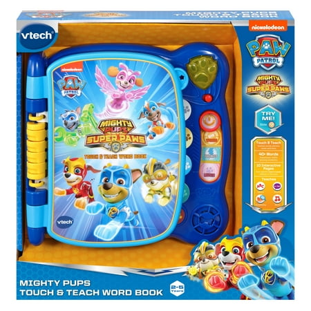 VTech - PAW Patrol Mighty Pups Touch & Teach Word Book - Multicolor