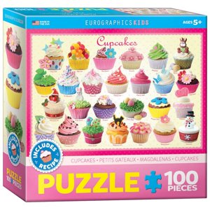 Eurographics Cupcakes 100-Piece Jigsaw Puzzle