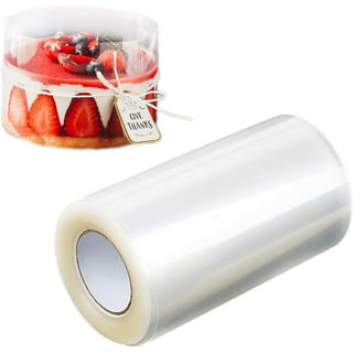 Lngoor Cake Collars Acetate Roll,Clear Cake Acetate Sheets Cake Strips for Chocolate, Mousse Baking, Transparent Surrounding Edge Cake Decorating with