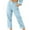 Sky Blue womens casual pants, variant on Usmixi Womens Cargo Trousers Trendy Button Down Elastic Waist Straight Long Pants Casual Cotton Linen Lightweight Comfy Pants with Pocket Beige XXXL