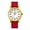 RED, variant on Original Nurse Watch for Medical Professionals and Students Various Scrub Colors, Easy Read Dial, Military Time with Second Hand, Silicone Band, 3 ATM Water Resistant