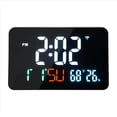 thumbnail image 1 of Reloj Digital Despertador Reloj WiFi, Letras Extra Grandes, Temperatura y Humedad, Calendario, Semana, Brillo de 4 Niveles, 1 of 5