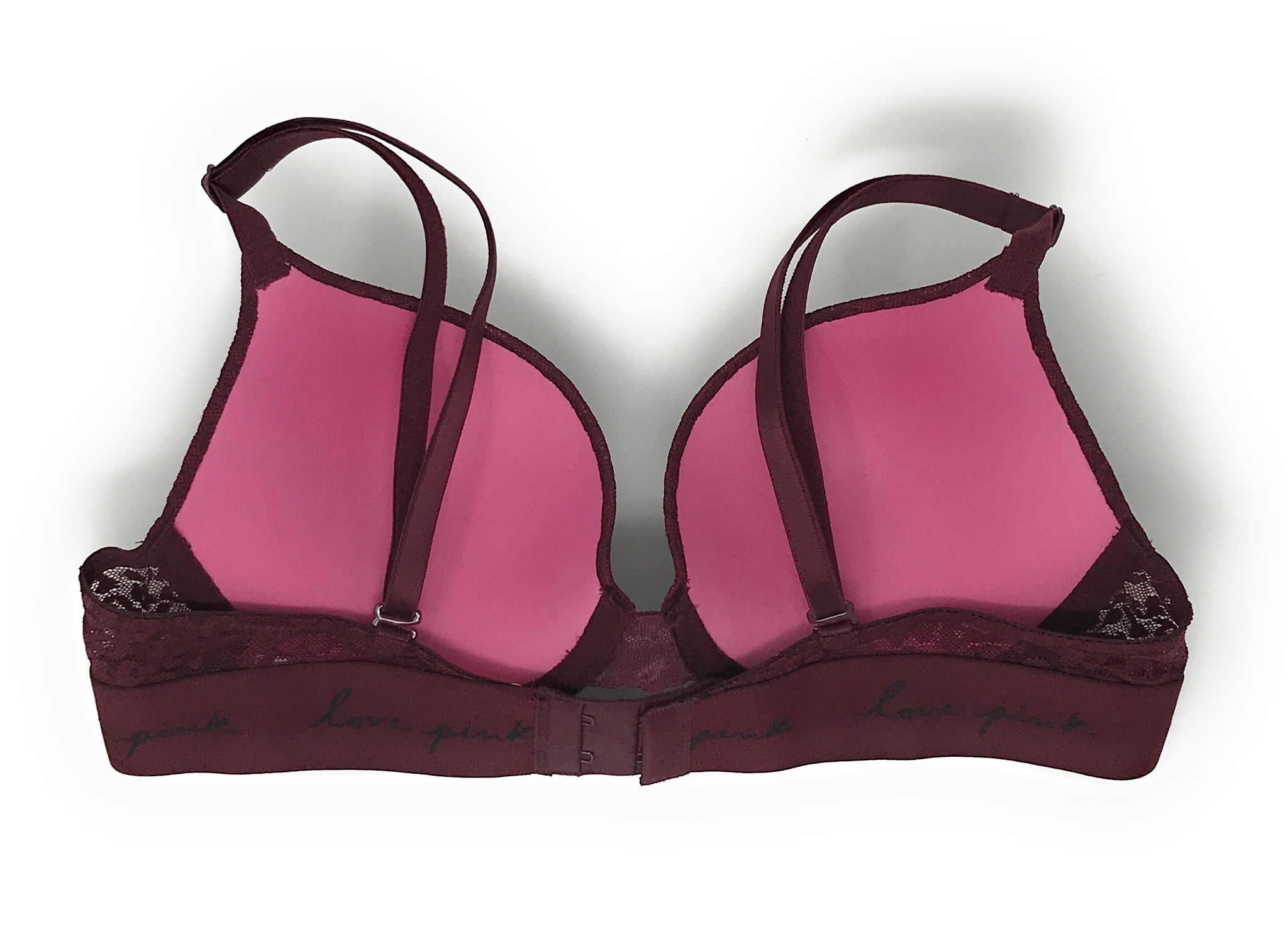 Victoria's Secret Pink Super Push Up Bra, Wear Everywhere, Bras for Women ( 32A-38DD), Cornflower Blue, 34C : : Fashion
