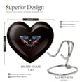 thumbnail image 2 of American Eagle Decorative Large Urn For Adult Women & Men - Heart Urn For Human Ashes - Cremation Heart Urns For Human Ashes Adult Female & Male (Size -8inch), 2 of 5