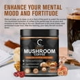 thumbnail image 6 of Instant Mushroom Coffee, GreenPeople Organic Mushroom Coffee Powder Supplements with Lion's Mane, Reishi, Chaga, Cordyceps, for Better Focus and Immune Support, 7.97oz, 6 of 8