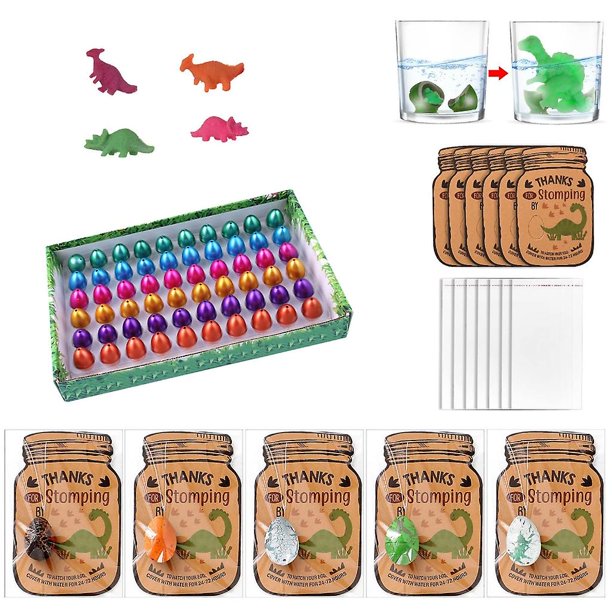 600ml Novedad juguete de mordaza juguete para niños lindo mágico huevo de dinosaurio Animal en crecimiento para eclosionar