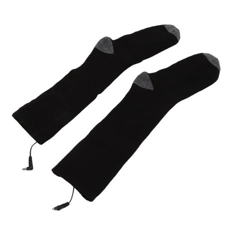 

Smart Heating Socks Fast Heating Heated Stockings 3 Gears Adjustment Black For Sports Activities