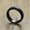 Black, variant on 5 Colors Matte Frosted Spinner Bands 6MM Stainless Steel Wedding Ring Size 7-12