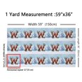 thumbnail image 3 of Homewish Kawaii Christmas Reindeer Fabric by the Yard 2 Yards, Initial W Letter Sewing Fabric, Teens Boys Girls Kids Fabric for Sewing, Luxury Bedroom Decor, 3 of 6