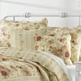 thumbnail image 2 of Greenland Home Antique Rose Decorative Pillows, Set of Two (2), 18 W x 18 H Each, Ecru, 2 of 5