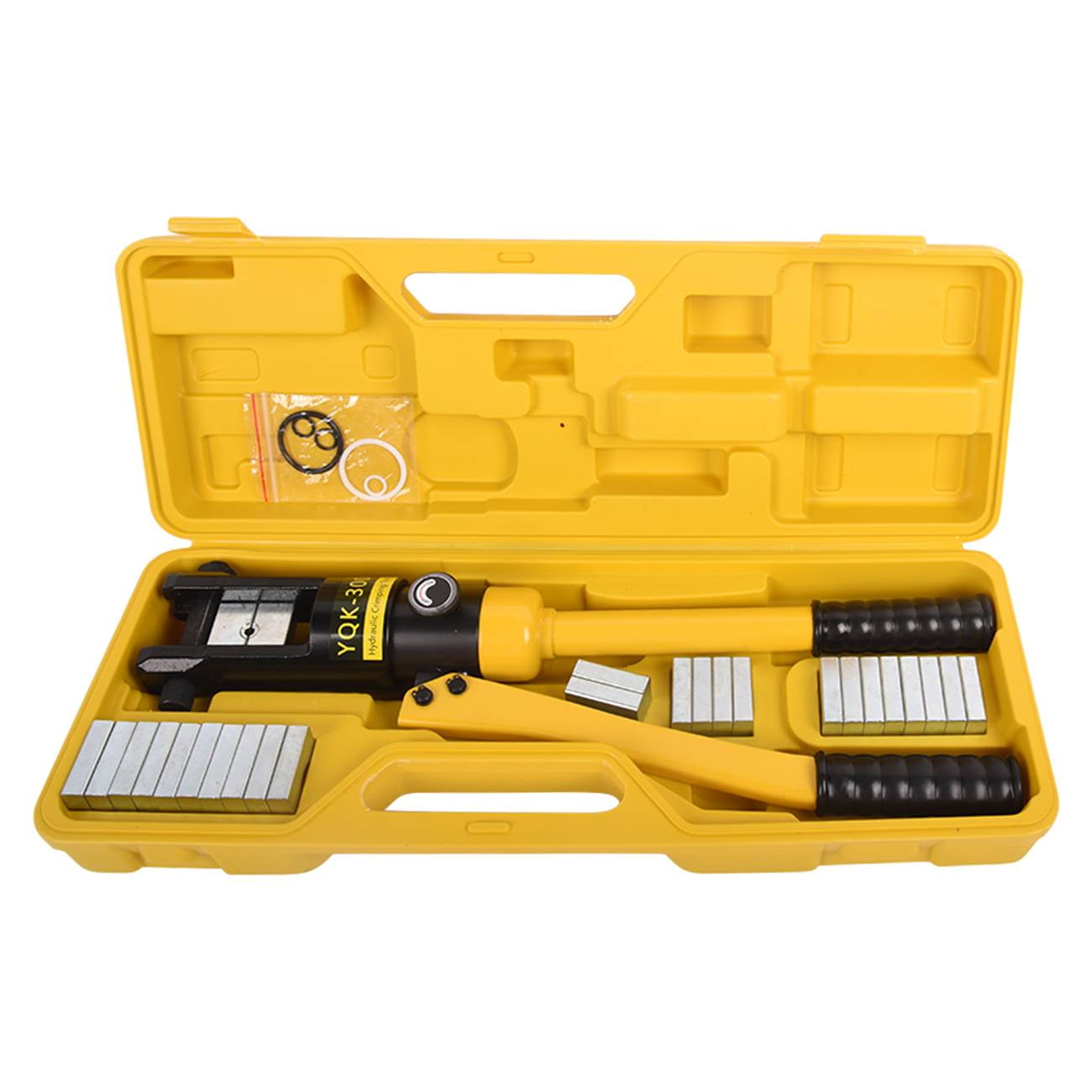 Dawot 16T Hydraulic Crimping Tools Electrical Terminal Crimper 9 AWG to ...