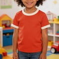 thumbnail image 2 of EnJoCho Kids Short Sleeve T Shirts Boys Girls Baby Children’s Toddler Kids Basic Casual Cotton Tee Top Comfortable Breathable Summer Everyday Play, 2 of 4