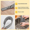 thumbnail image 6 of 2025 Saker Plus Flat Duster, Retractable Gap Dust Cleaner, Reusable Dusting Wand with Bendable & Removable Head, for Home, Ceiling, Blinds (1PC) 1.35mGreen, 6 of 8